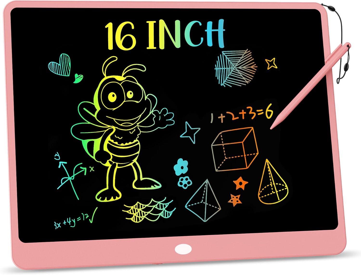 LCD Writing Tablet, Valentines Day Gifts for Kids,10 Inch Colorful Toddler Doodle Board Drawing Tablet, Erasable Reusable Electronic Drawing Pads, Educational and Learning Toys for Kids